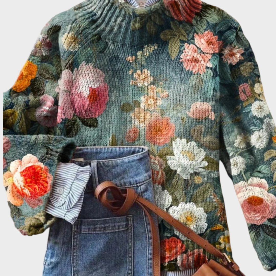Patrícia - Künstlerischer Strickpullover