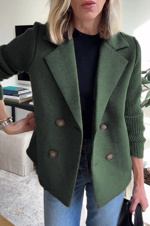 Amora - Eleganter Blazer mit Geflochtenen Ärmeln