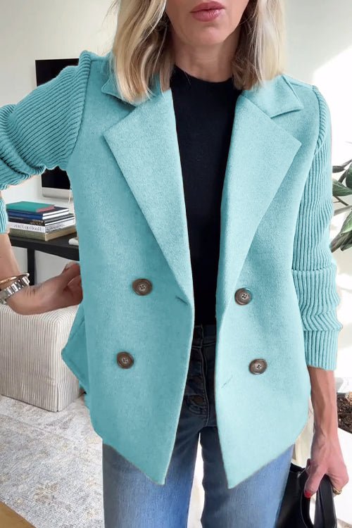 Amora - Eleganter Blazer mit Geflochtenen Ärmeln