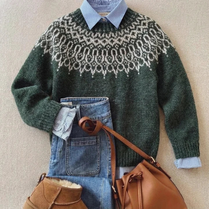 Tundra | Klassischer Vintage-Strickpullover
