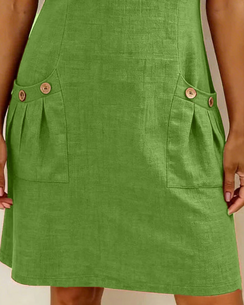 Van Elst Mode® | Baumwollkleid mit Reißverschluss
