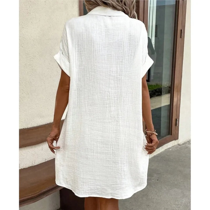 Juliette | Sommerhemdkleid mit Knöpfen