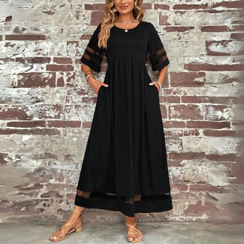 Cerelia | Figurumschmeichelndes Midi-Kleid, das den Bauch glättet
