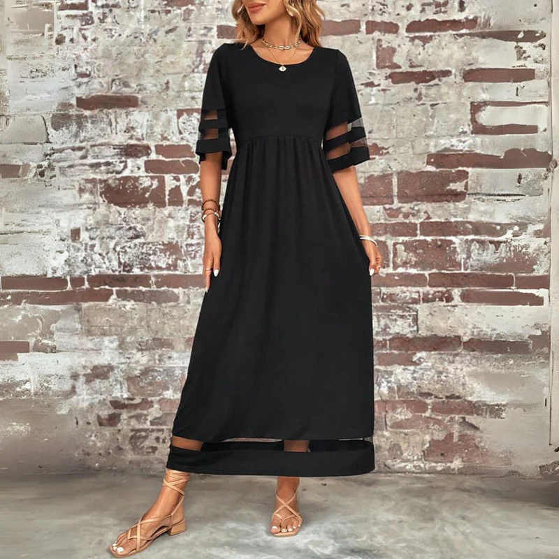 Cerelia | Figurumschmeichelndes Midi-Kleid, das den Bauch glättet