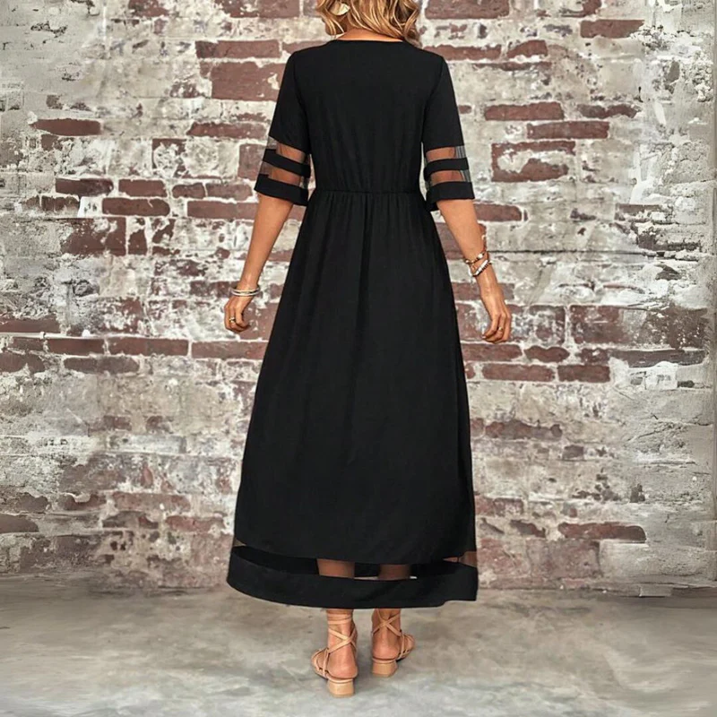 Cerelia | Figurumschmeichelndes Midi-Kleid, das den Bauch glättet