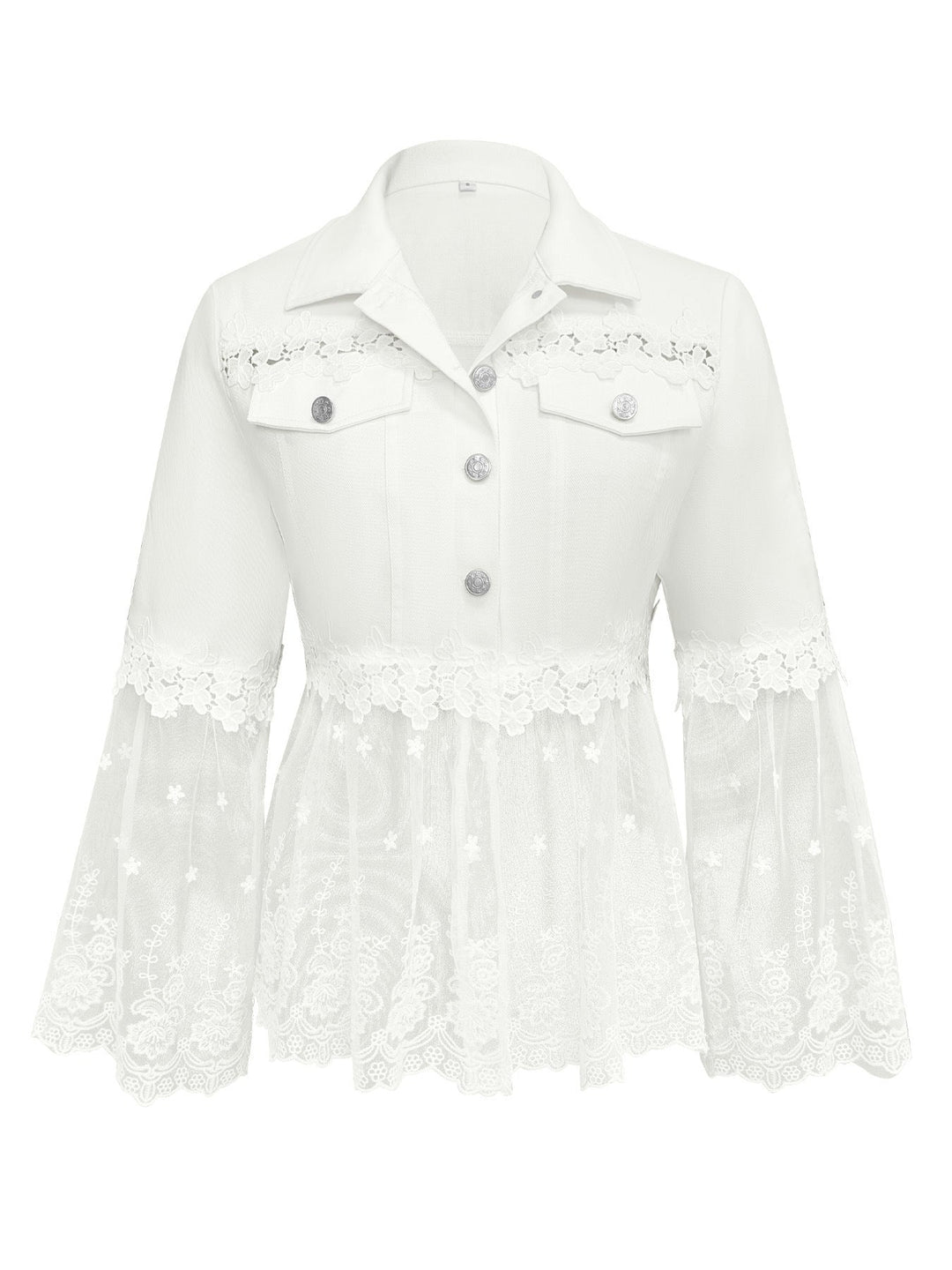 Addison | Jacke mit Spitzenpaneelen