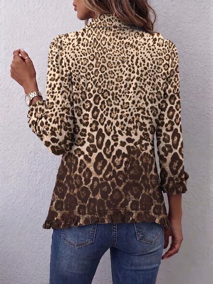 Abigail | Leopardenmuster Rüschjacke