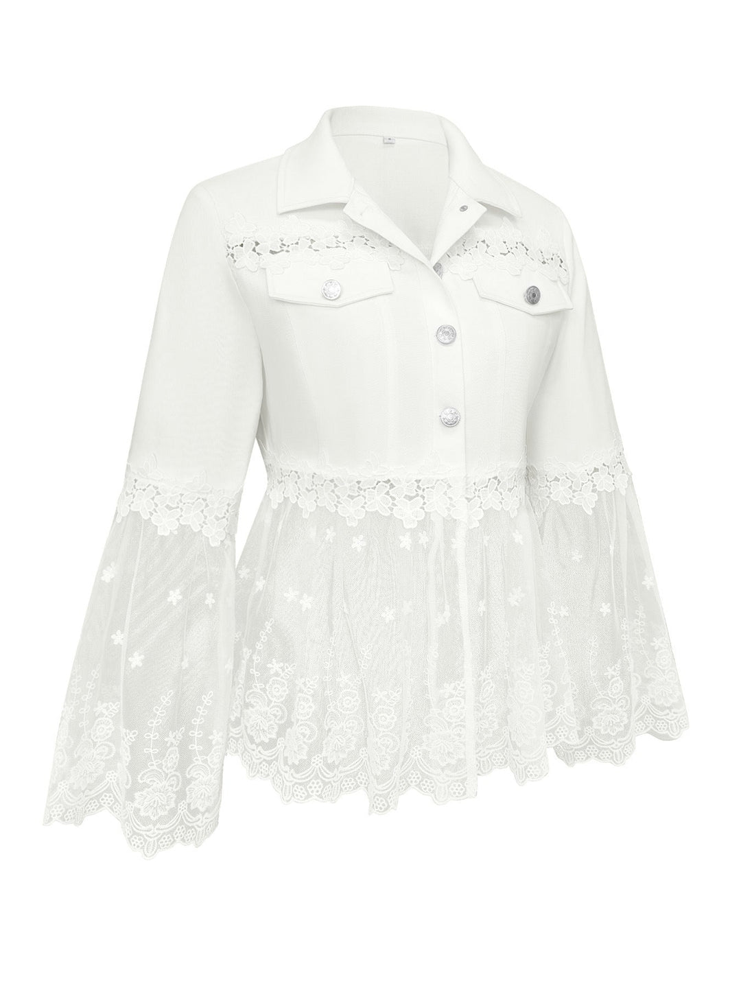 Addison | Jacke mit Spitzenpaneelen