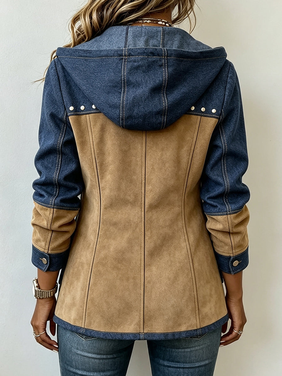 Ava | Patchwork Kapuzenjacke
