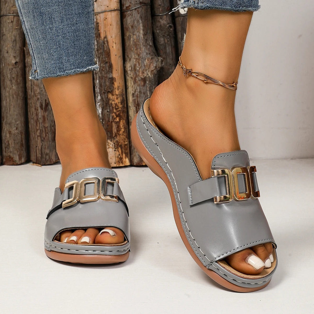 Mariya | Bequeme Sandalen mit Keilsohle